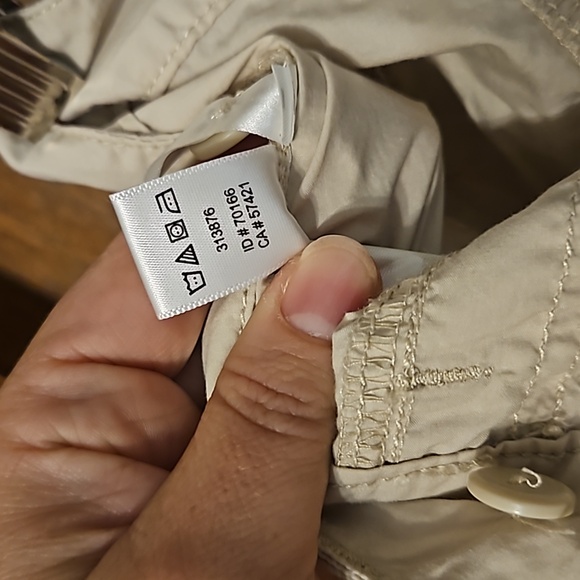 Ann Taylor Loft Marisa capri pants light tan color size womens 6 - Picture 5 of 5